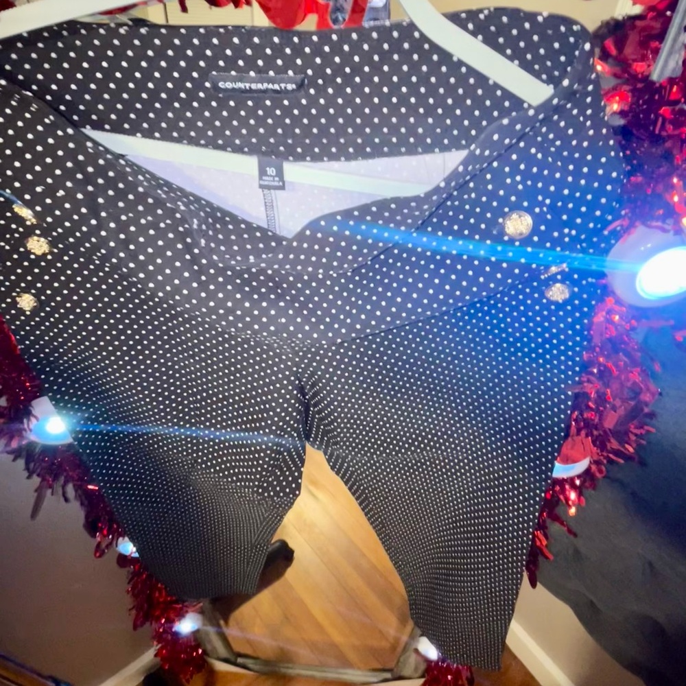 Polkadot office pants